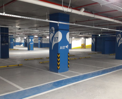 Açık Kapalı Otopark Çizgi ve İşaret Uygulaması